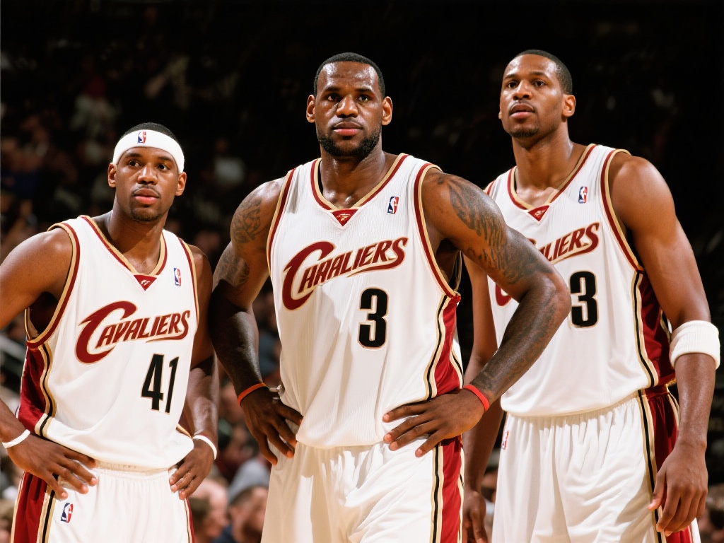 骑士队61胜辉煌阵容揭秘：詹姆斯携手奥尼尔与莫-威廉姆斯