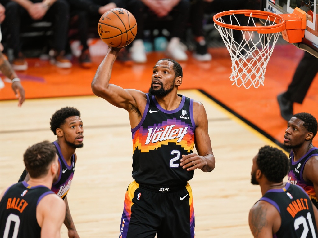 然而，太阳队在本场比赛中则显得孤军奋战迹