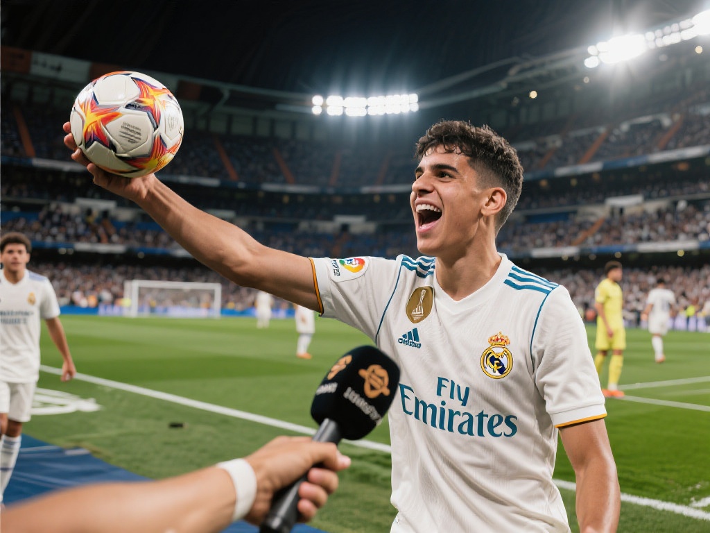 “拉蒙:圆梦皇马首球,期盼未来再创辉煌” 对于任何一名职业足球运动员来说,在顶级俱